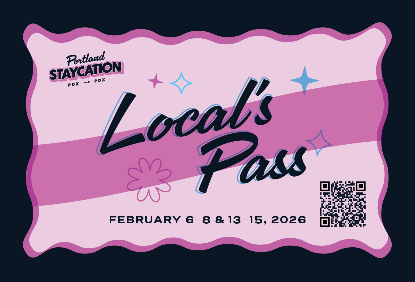 Winter Staycation Local's Pass — front